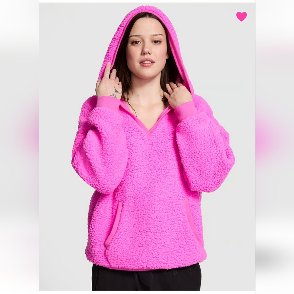 Victoria's Secret Pink Pullover Hoodie L New - Picture 13 of 15